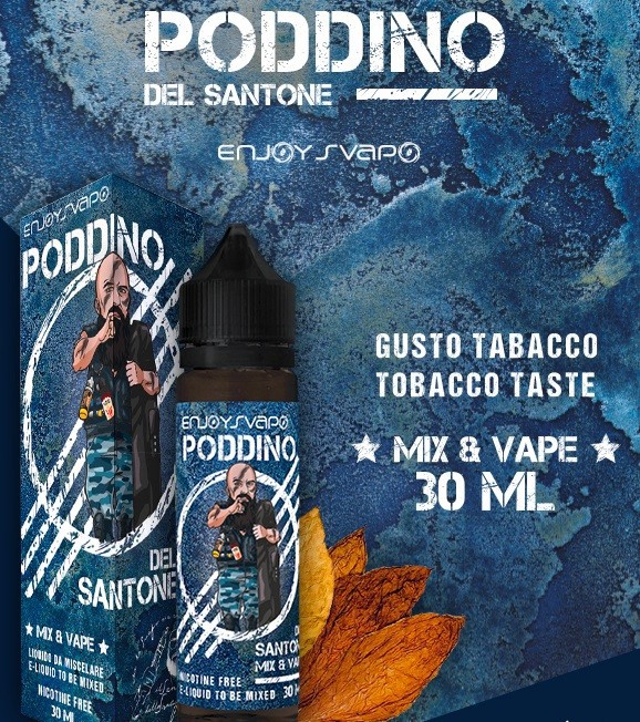 Poddino 30ml liquido Il Santone dello Svapo gusto tabacco